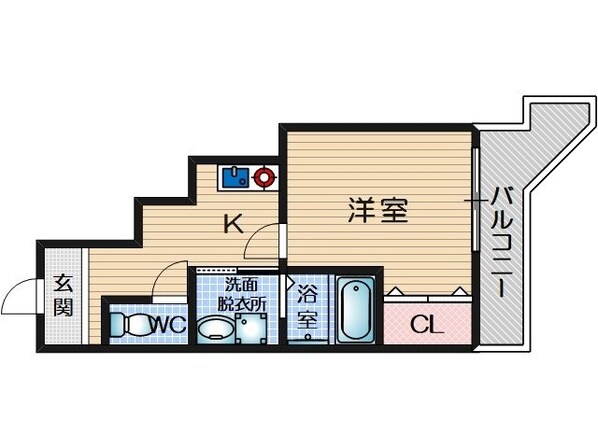 リーフジャルダン富田駅前の物件間取画像